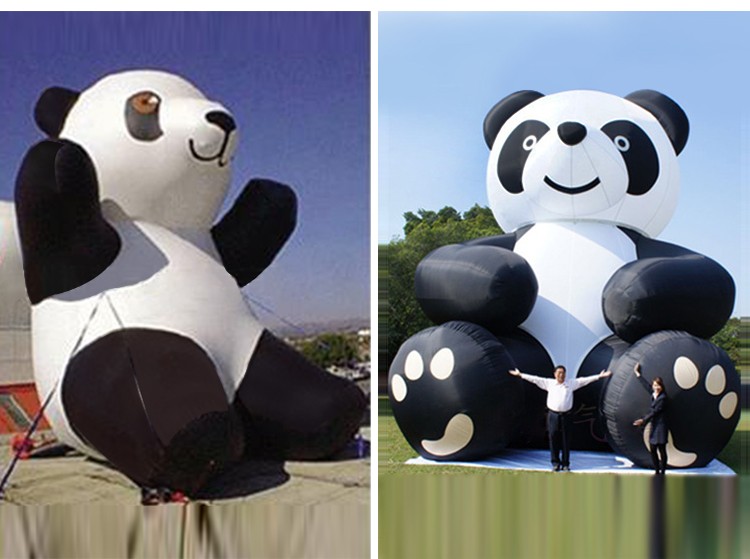 三更罗镇熊猫卡通气模